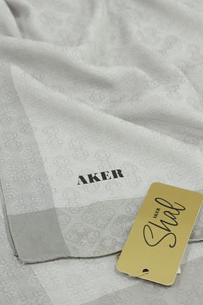 شال طوسی زنانه پلی استر Aker - کد 872963538