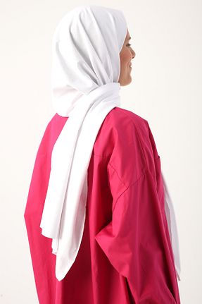 روسری سفید پنبه ای ALLDAY - کد 792123146