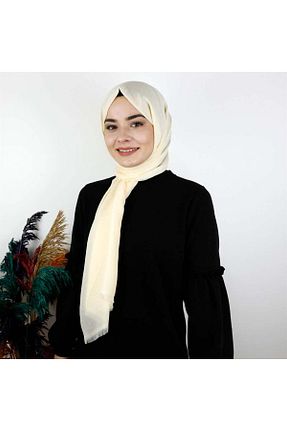 شال بژ زنانه پلی استر Aker - کد 270367453