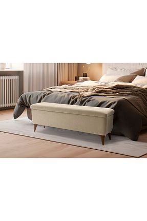 پوف و نیمکت بژ 40 x 140 vavonni - کد 870280788