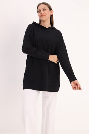 تونیک حجاب مشکی زنانه پنبه ای ALLDAY - کد 266353203