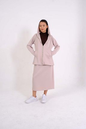 ست گرمکن حجاب بژ زنانه رگولار SARE ERKMEN - کد 872976458