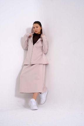ست گرمکن حجاب بژ زنانه رگولار SARE ERKMEN - کد 872976458