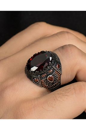 انگشتر نقره مردانه زیرکن Prestige - کد 675099264