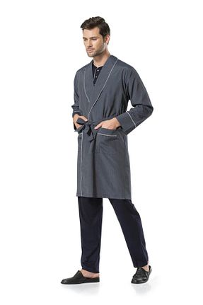 ست لباس راحتی سرمه ای مردانه ساده Pierre Cardin - کد 41902831