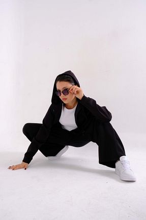 ست بالاتنه و پائین تنه مشکی زنانه جین SARE ERKMEN - کد 872979993