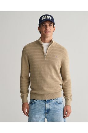 پلیور بژ مردانه رگولار Gant - کد 810340066