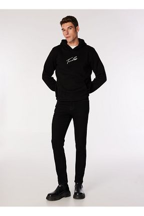 شلوار جین مشکی مردانه پاچه ساده Karl Lagerfeld - کد 872987854