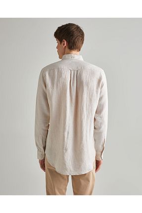 پیراهن بژ مردانه رگولار Gant - کد 679407872