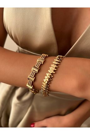 دستبند استیل (فولاد) قرمز زنانه استیل ضد زنگ İNN JEWELLERY - کد 872993454