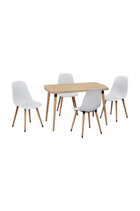 ست میز آشپزخانه سفید MDF VİLİNZE - کد 831195993