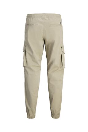 شلوار طوسی مردانه پنبه - الاستین Jack & Jones - کد 873060050