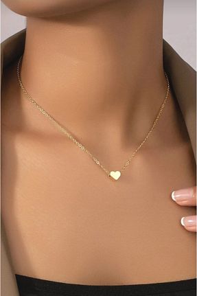 گردنبند جواهر زرد زنانه فلزی MAKSESUAR - کد 873122229