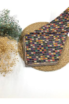 روسری طوسی پنبه ای Kamelya - کد 873116937