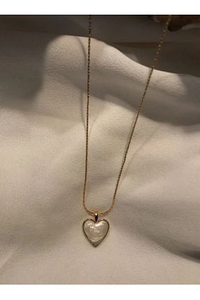 گردنبند جواهر سفید زنانه فلزی MAKSESUAR - کد 873121632