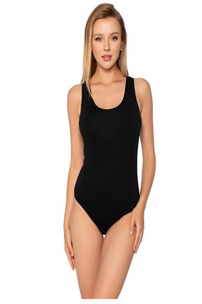 بادی مشکی زنانه یقه دوچرخه MODA YILDIZ - کد 889668949