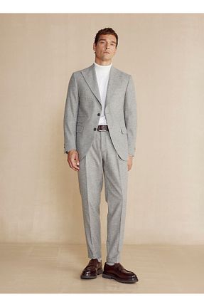 شلوار طوسی مردانه پارچه BROOKS BROTHERS - کد 873169295