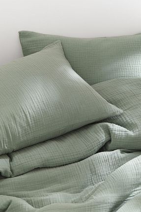 روتختی دونفره سبز پنبه ای H&M - کد 873178813