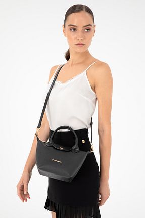 کیف دوشی مشکی زنانه چرم مصنوعی Pierre Cardin - کد 863674643
