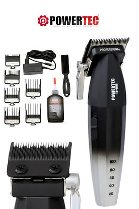 ماشین اصلاح صورت مشکی Şarjlı Powertec - کد 774679130