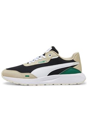 کفش اسنیکر بژ زنانه بند دار Puma - کد 799917102
