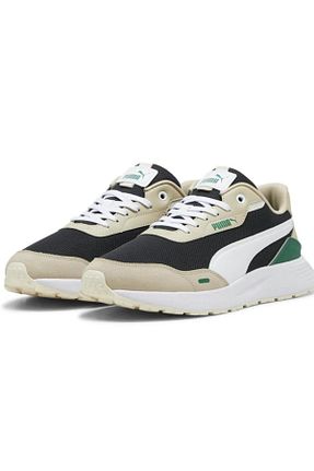 کفش اسنیکر بژ زنانه بند دار Puma - کد 799917102