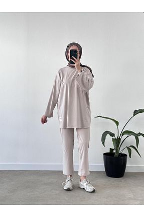 ست بالاتنه و پائین تنه مشکی زنانه پنبه ای CHUL - کد 873657264