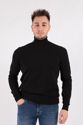 پلیور مشکی مردانه ساده Cazador - کد 758824570