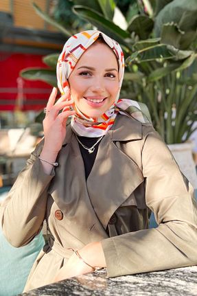 روسری رنگی پلی استر Sultan - کد 873240500