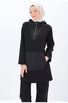 ست گرمکن حجاب مشکی زنانه Relaxed ALLDAY - کد 873241207