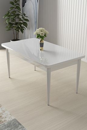 میز آشپزخانه سفید Suntalam Canisa Concept - کد 207017319