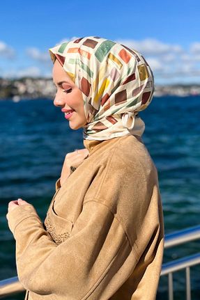 روسری رنگی پلی استر Sultan - کد 873241072