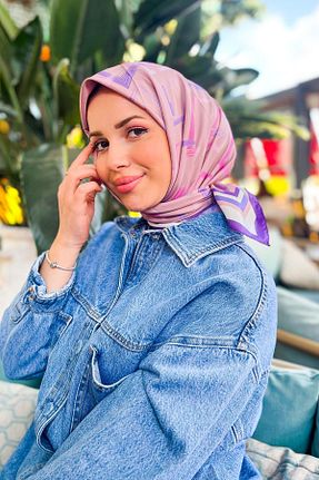 روسری رنگی پلی استر Sultan - کد 873240401