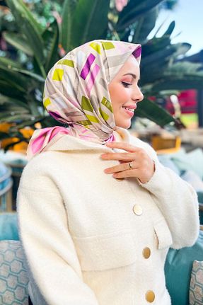 روسری رنگی پلی استر Sultan - کد 873241073