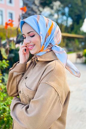 روسری رنگی پلی استر Sultan - کد 873240497