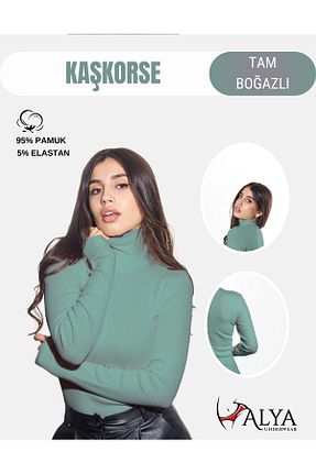 بادی آبی زنانه یقه ماهیگیر ALYA UNDERWEAR - کد 785189876