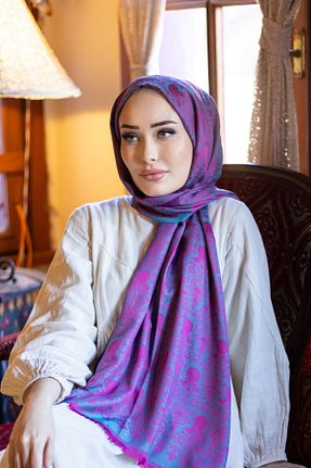 شال صورتی زنانه پنبه ای Genel Markalar - کد 873298863