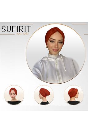 روسری قرمز پلی استر Sufirit - کد 873294350