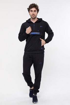 ست گرمکن سرمه ای مردانه مخلوط پلی استر Cramp Spor - کد 751609000