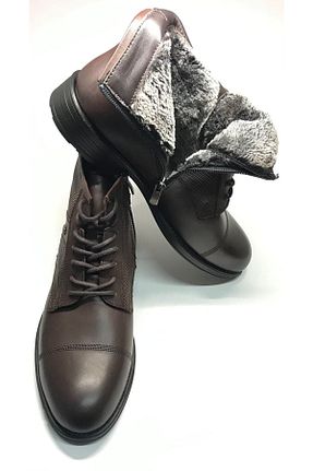 بوت / نیم بوت قهوه ای مردانه چرم خالص Slope - کد 357172126