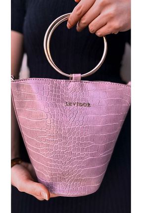 کیف دستی صورتی زنانه سایز متوسط Levidor - کد 871174504