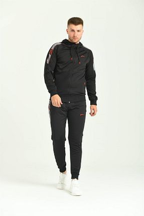 ست گرمکن مشکی مردانه مخلوط پلی استر Cramp Spor - کد 415417865