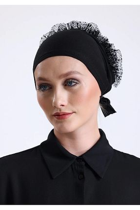 شال مشکی زنانه پنبه ای LEAUDER WOMEN - کد 873281149