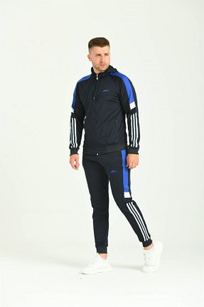 ست گرمکن سرمه ای مردانه مخلوط پلی استر Cramp Spor - کد 415072738