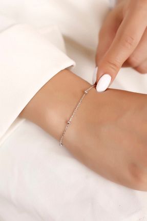 دستبند نقره زنانه 925 عیار SARIASLAN - کد 349881244