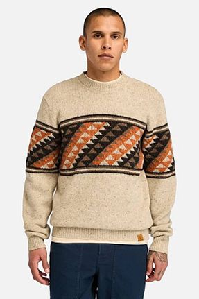 سوئیشرت قهوه ای مردانه ساده Timberland - کد 873354645