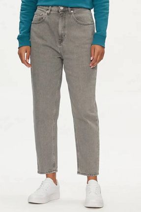 شلوار جین سرمه ای زنانه پاچه لوله تفنگی Tommy Jeans - کد 873326405