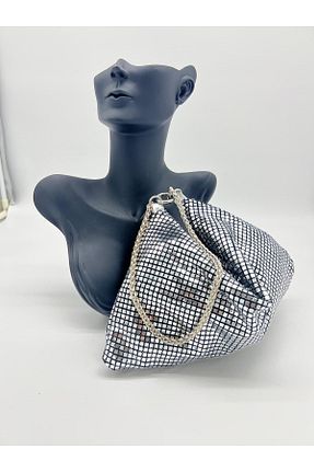 کیف پورتفوی و کلاچ سفید زنانه پارچه ای COY BAG - کد 873351839