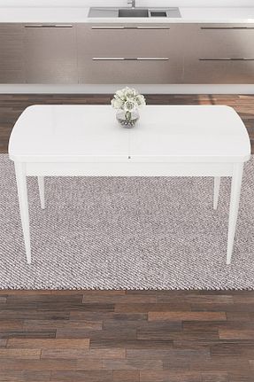 میز آشپزخانه سفید MDF Canisa Concept - کد 217478954