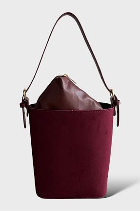 کیف دوشی زرشکی زنانه چرم مصنوعی Cosy Bag - کد 873373861